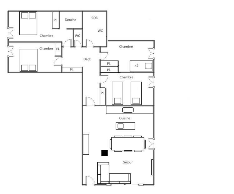 Appartement En Chalet 4 Etoiles Huez Kültér fotó