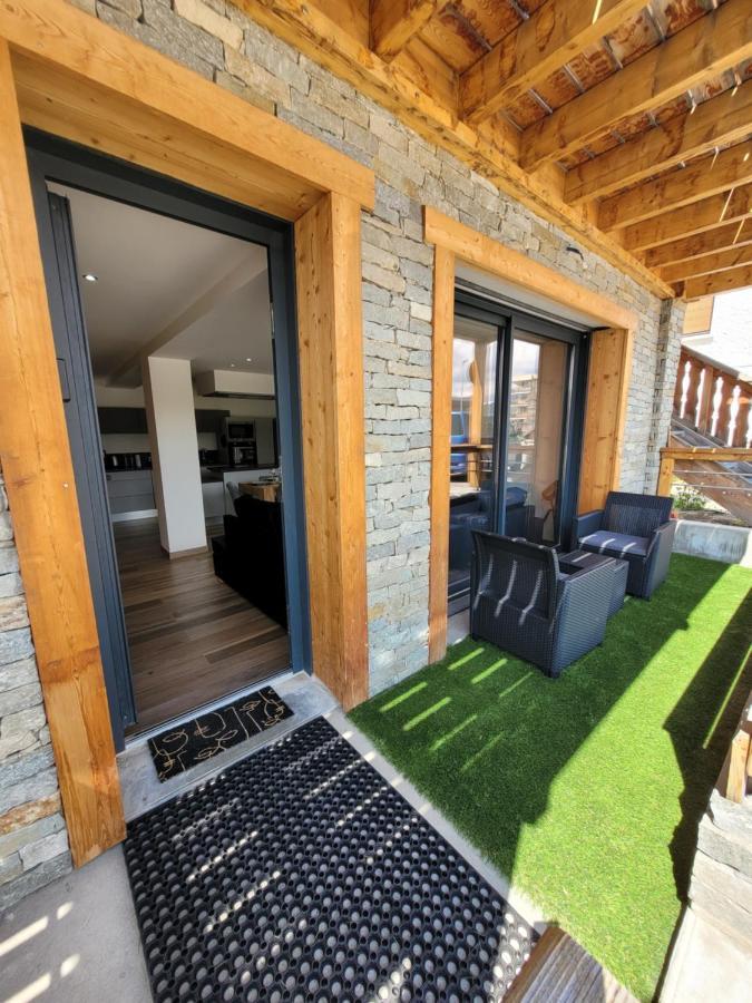 Appartement En Chalet 4 Etoiles Huez Kültér fotó